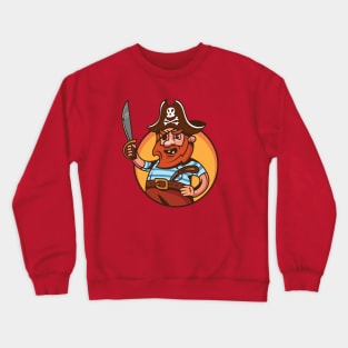 Toothless pirate captain Crewneck Sweatshirt